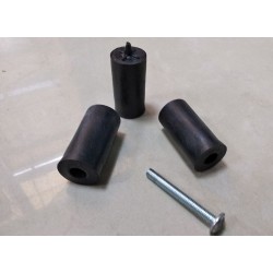 Втулка забивная с гайкой М6 для конструкций с трубы d25мм